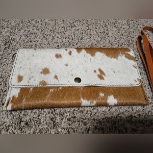 Jill's Homestead Hair on Hide Carly Clutch